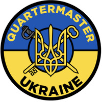 Quartermaster For Ukraine logo - Similar company to Blågula Bilen