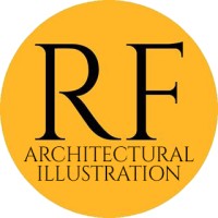 Robert Frank Architectural Illustration logo - Similar company to Jon Messer Architectural Illustration