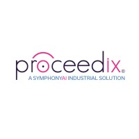 Proceedix, a SymphonyAI Industrial solution logo - Similar company to Eyc - Now Symphony Eyc, A Symphony Retail Solutions Business