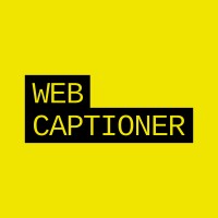 Web Captioner logo - Similar company to Captioner.Me