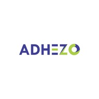 Adhezo logo - Similar company to Stick Click Brand
