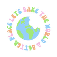 Let’s Bake the World a Better Place logo - Similar company to From Me, To You.