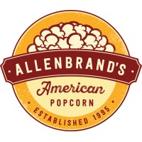Allenbrand's American Popcorn logo - Similar company to Funk Gilde Snacks