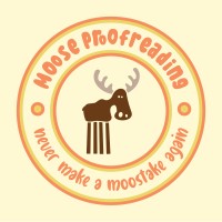 Moose Proofreading logo - Similar company to Proofreading Preston