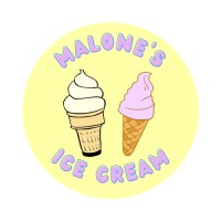 Malone's Ice Cream logo - Similar company to Drainage Design Ltd