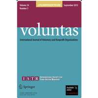 Voluntas: International Journal of Voluntary and Nonprofit Organizations logo - Similar company to International Society For Third Sector Research