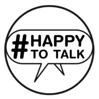 #HappyToTalk logo - Similar company to Darkblack Carbon