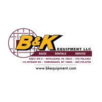 B & K Equipment LLC logo - Similar company to Bk One Learning, Inc.