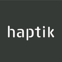 Haptik logo - Similar company to Adcharge