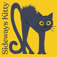 Sideways Kitty logo - Similar company to Dancing Peacock