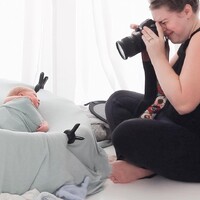 Gold Coast Newborn Photographer logo - Similar company to Minas Retouching Agency