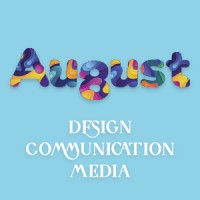 August Design communication media logo - Similar company to August’In - Agence De Communication 🟠