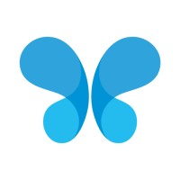 Blue Butterfly logo - Similar company to 10 Studio