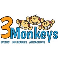 3 Monkeys Inflatables logo - Similar company to Pinnacle