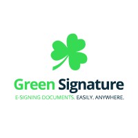 Green Signature logo - Similar company to Invoice4U