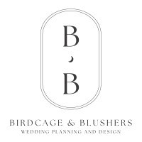 Birdcage and Blushers Weddings logo - Similar company to The Show Makers - Event & Weddings