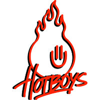 World Famous Hotboys logo - Similar company to Saroki'S Crispy Chicken & Pizza