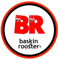 Baskin Rooster logo - Similar company to Baskin Robin'S
