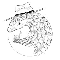 Pangolin Gin logo - Similar company to For Earth Foundation