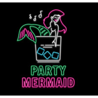 Party Mermaid Records logo - Similar company to T.H.E - Music Essentials