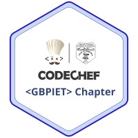 CodeChef GBPIET Student Chapter logo - Similar company to Dsc Gbpec
