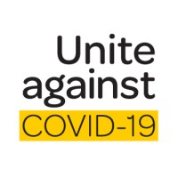 Unite against COVID-19 logo - Similar company to Project Blue World Foundation