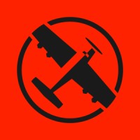 Black Airplane logo - Similar company to Vinobarrel