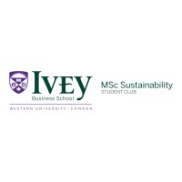 Ivey MSc Sustainability Club logo - Similar company to Alive Outdoors Inc.