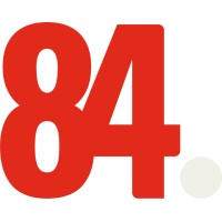 84 World logo - Similar company to Found Entertainment