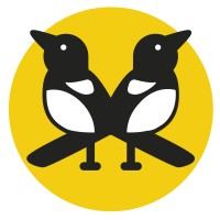 A Mischief of Magpies logo - Similar company to Us_Esl