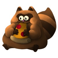 Chonky Raccoon Studios logo - Similar company to Aifir Interactive