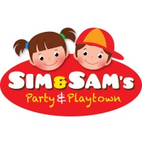 Sim and Sams Party and Playtown logo - Similar company to Hangar Sisters, Llc
