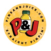 Pins & Juice logo - Similar company to Custom Hat Pins
