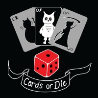 Cards or Die logo - Similar company to Cards 'N' Dice