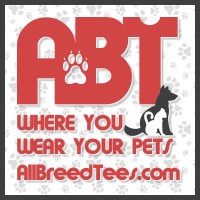 ALL BREED TEES: Where You Wear Your Pets logo - Similar company to Play Pattern