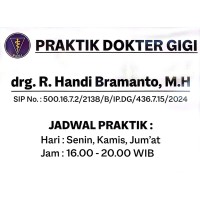 Praktek Mandiri Dokter Gigi drg. R. Handi Bramanto, M.H logo - Similar company to Scanme Labs Klinik