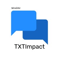 Wire2Air TXTImpact logo - Similar company to Ip1Sms