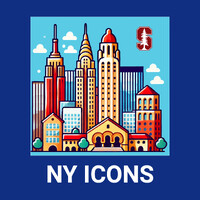 NY Icons logo - Similar company to Bruce Silverstein Gallery