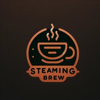 Steaming Brew logo - Similar company to The Fuss