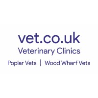vet.co.uk / #vetcouk / Poplar Vets / Wood Wharf Vets logo - Similar company to Eco Vets