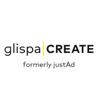 Glispa Create, formerly justAd logo - Similar company to Imark Image - Branding, Ui-Ux, Web Development