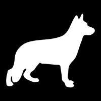 Black Alsatian logo - Similar company to Elitehost