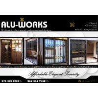 aluminium works (AW) logo - Similar company to Corline Uk