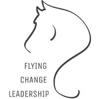 Flying Change  - Executive Equine Leadership Australia logo - Similar company to Rein & Shine Equestrian Centre - Wiltshire