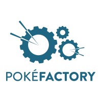Poké Factory logo - Similar company to Bubbleicious Bubble Tea Company