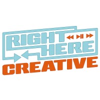 Right Here Creative logo - Similar company to Lighthaus Studio