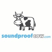 Soundproof Cow logo - Similar company to Acoustic Fields