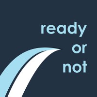Ready or Not Podcast logo - Similar company to Ready Or Not (Ron)