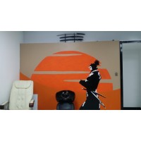 Samurai Barber Shop logo - Similar company to New Age Installations