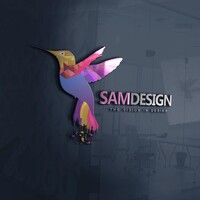 S A M D E S I G N logo - Similar company to Cinnabar Creative Studio